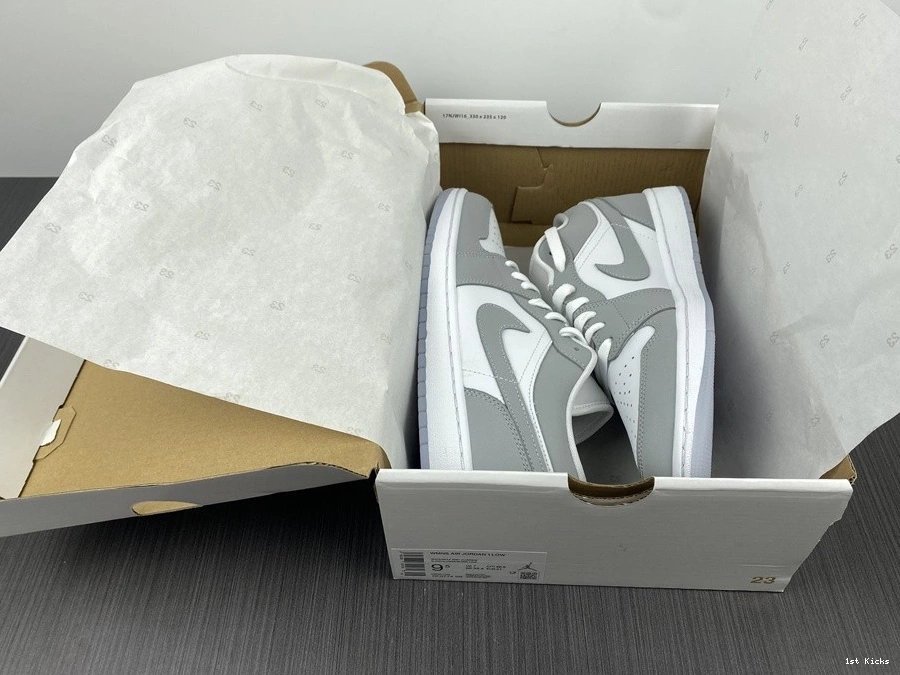 1 Jordan Grey Wolf Low (W) - DC0774-105 0831